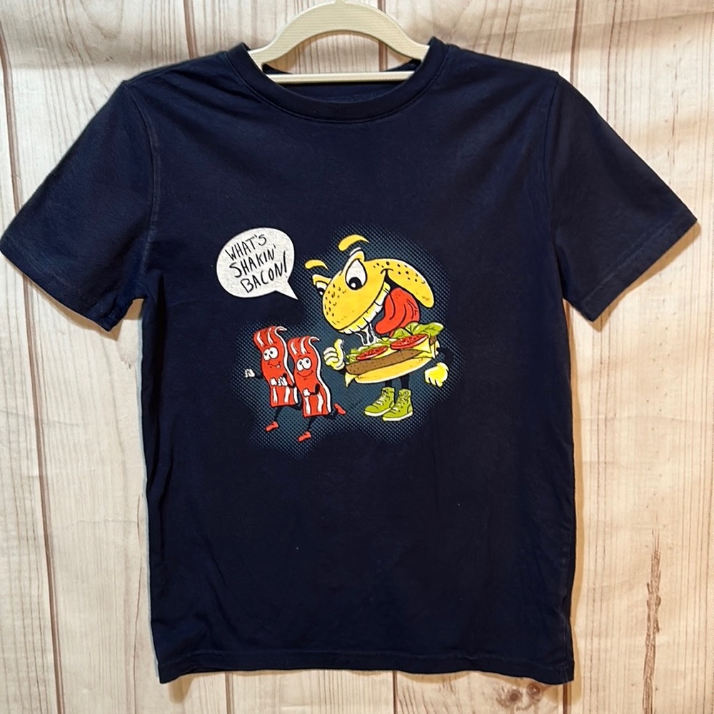 Boys Blue Graphic Tee Shirt